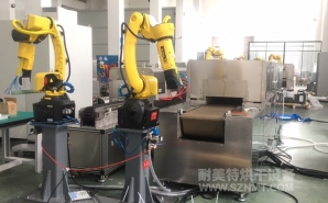 NMT-ZN-631疫苗玻璃瓶特殊涂層工藝,預熱+固化自動化對接隧道爐烘烤線(蘇州?？松?
