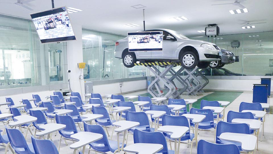 汽修類—安徽金寨職業學校建設案例